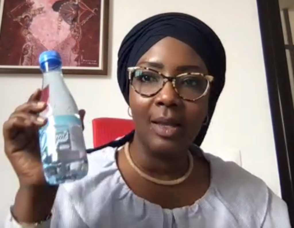 Khady Diop leads WIN Industries, a water bottling firm in the Thiès region of Senegal